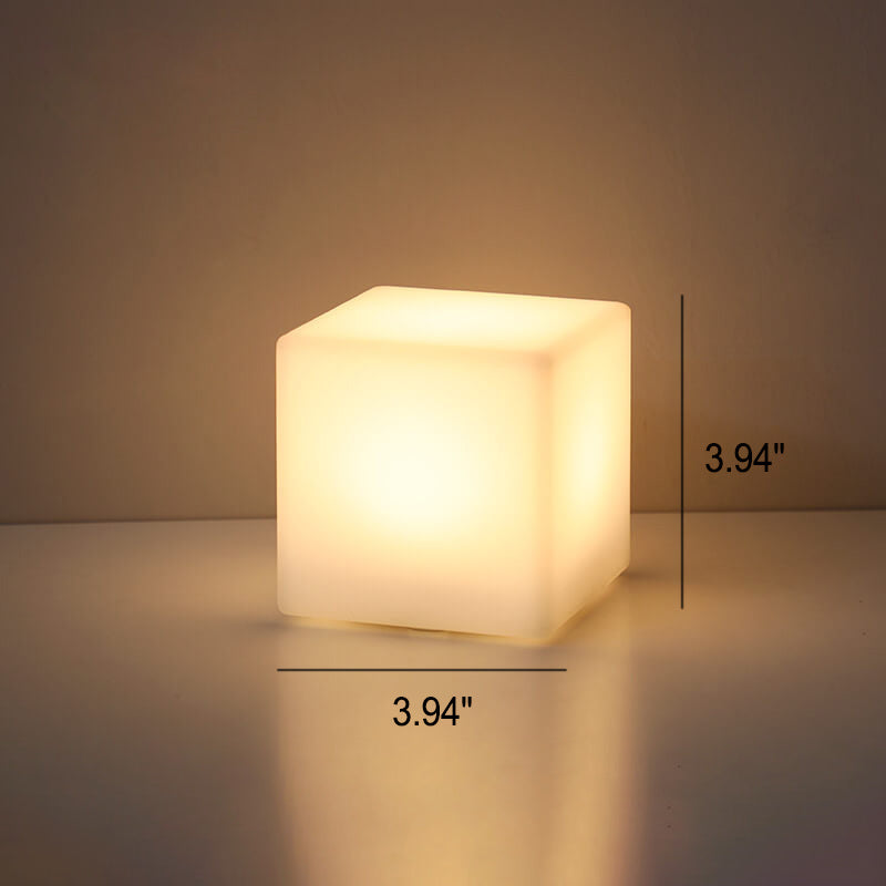 Creative Geometry PE Battery Remote Night Light Decorative Table Lamp Lumendat