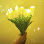 Tiffany-Style Tulip Flower Decoration LED Table Lamp Lumendat