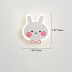 Lumendat Contemporary Creative Acrylic Cartoon Fairy Astronaut Iron LED Kids Wall Sconce Lamp For Bedroom Lumendat