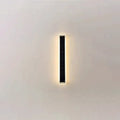 Minimalist Outdoor Solar Rectangular Strip Waterproof Patio LED Wall Sconce Lamp Lumendat