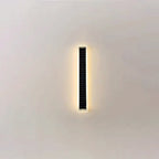 Minimalist Outdoor Solar Rectangular Strip Waterproof Patio LED Wall Sconce Lamp Lumendat