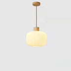Japanese Minimalist Log Wood Strip Glass Jar 1/2/3 Light Island Light Chandelier Lumendat