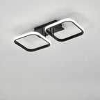 Nordic Simple Creative Square Combination Design LED Semi-flush Mount Light BulbSquare