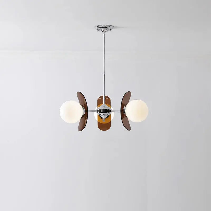 Modern Mid-century Acrylic Magic Bean Glass Shade 3/5/6/8-light Chandelier for Living Room BulbSquare