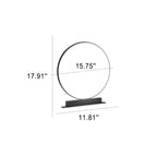 Outdoor Waterproof Acrylic Lampshade Aluminum Ring Design LED Lawn Light Lumendat