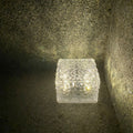 Modern Simplicity Solar ABS Plastic Ice Brick LED Outdoor Landscape Light For Outdoor Patio Lumendat