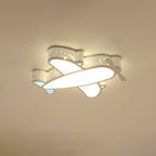Lumendat Cartoon Creative Luminous Aircraft Design LED Flush Mount Ceiling Light Lumendat