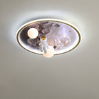 Lumendat Cartoon Childlike Creative Spaceman Design LED Flush Mount Light Lumendat