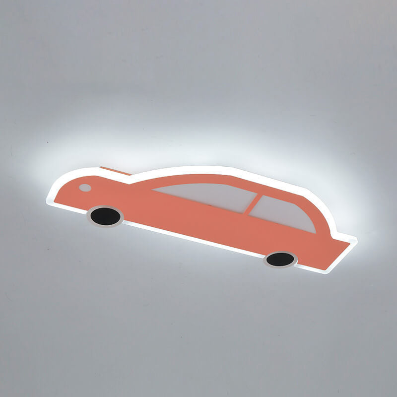 Lumendat Cartoon Creative Car Shape Iron LED Flush Mount Ceiling Light Lumendat