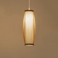 Creative Bamboo Weaving Lantern 1-light Pendant Light BulbSquare