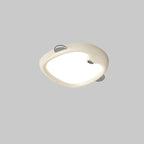 Lumendat Contemporary Nordic Kids Iron Resin Acrylic Penguin LED Flush Mount Ceiling Light For Bedroom Lumendat