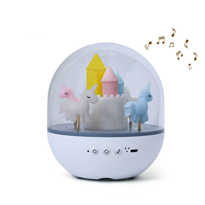 Lumendat Creative Carousel Octavo Bluetooth Kids Night Light Table Lamp Lumendat