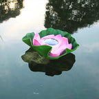 Creative Lotus Flower Waterproof Solar LED Outdoor Patio Pond Water Floating Light Lumendat