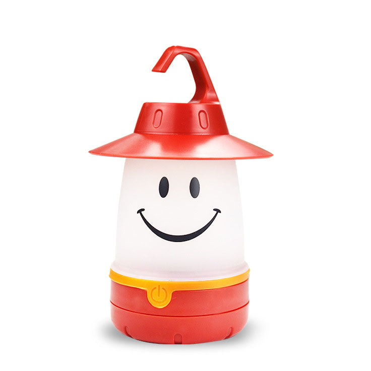 Creative Smiley Lantern Outdoor Camping LED Decorative Table Lamp Lumendat