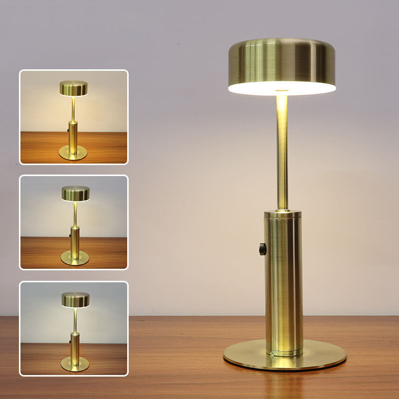 Creative Retro Cylindrical LED Charging Night Light Table Lamp Lumendat