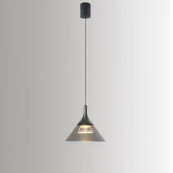 Nordic Creative Cone Aluminum Acrylic LED Pendant Light