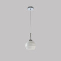 Vintage French Glass Round Tart 1-light Pendant Light Lumendat