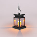 Solar Retro Candle Lantern LED Outdoor Hanging Light Lumendat