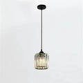 Modern Luxury Dazzling Prismatic Crystal Shade 1-light Pendant Light for Bedroom