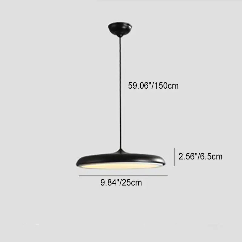 Nordic Macaron Flying Saucer Metal LED Pendant Light Lumendat