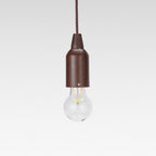 Retro Portable Waterproof Wood Round Cone Battery USB 1-Light Camping Outdoor Light Lumendat
