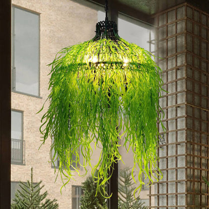 Creative Plant Vine 3-light Chandelier – Botanical Lobelia & Willow Designs
