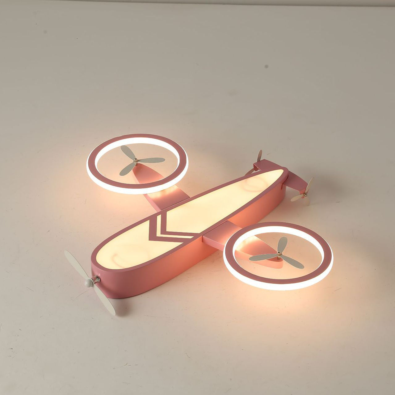 Lumendat Contemporary Creative Acrylic Cartoon Airplane LED Kids Flush Mount Ceiling Light For Living Room Lumendat