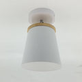 Nordic Macaron Column 1-light Semi-flush Mount Ceiling Light