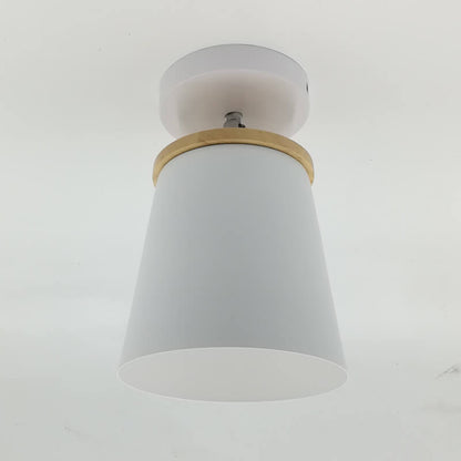 Nordic Macaron Column 1-light Semi-flush Mount Ceiling Light