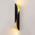 Contemporary Nordic Strip Spiral Iron 2-Light Wall Sconce Lamp For Hallway Lumendat