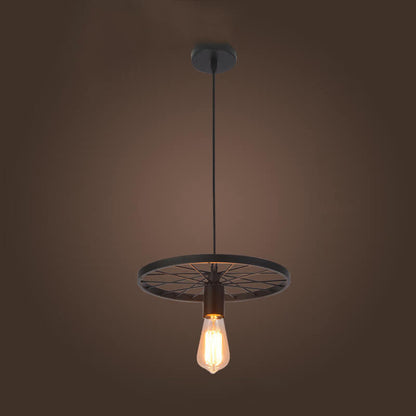 Industrial Creative Personality Wrought Iron Wheels 1/3/6-light Chandelier