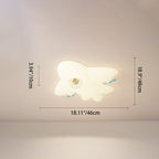 Lumendat Contemporary Creative PE Cartoon Aircraft LED Kids Flush Mount Ceiling Light For Living Room Lumendat