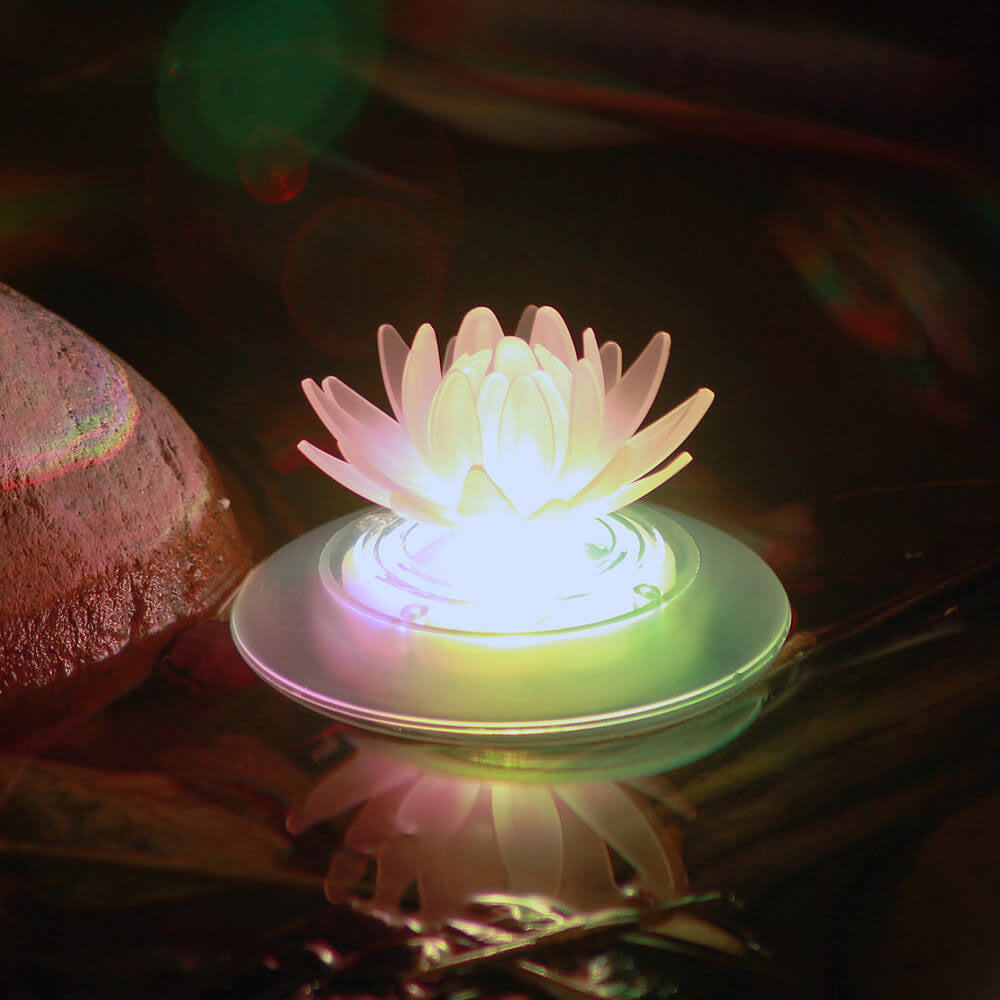 Solar Outdoor Water Floating Lights Colorful Gradient LED Garden Decorative Pool Lights Lumendat