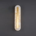 Light Luxury Brass Marble Oval Square LED Wall Sconce Lamp