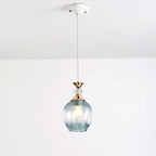 Contemporary Nordic Gradient Glass Metal Orb 1/3 Light Island Light Chandelier for Living Room Lumendat