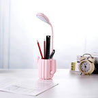 Lumendat Modern Children's Plastic Cactus Pencil Eye Protection USB LED Table Lamp Lumendat