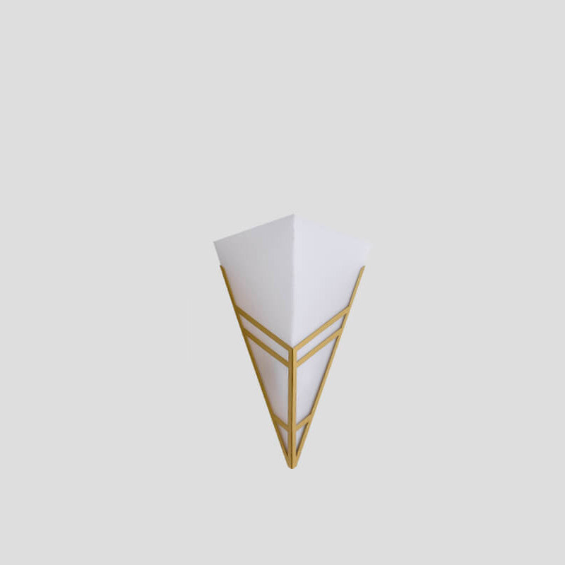 Nordic Creative Iron Triangles Geometry 1-Light Wall Sconce Lamp Lumendat