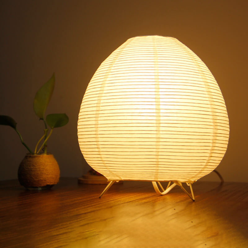 Nordic Minimalist Xuan Paper Lantern 1-Light Table Lamp Lumendat