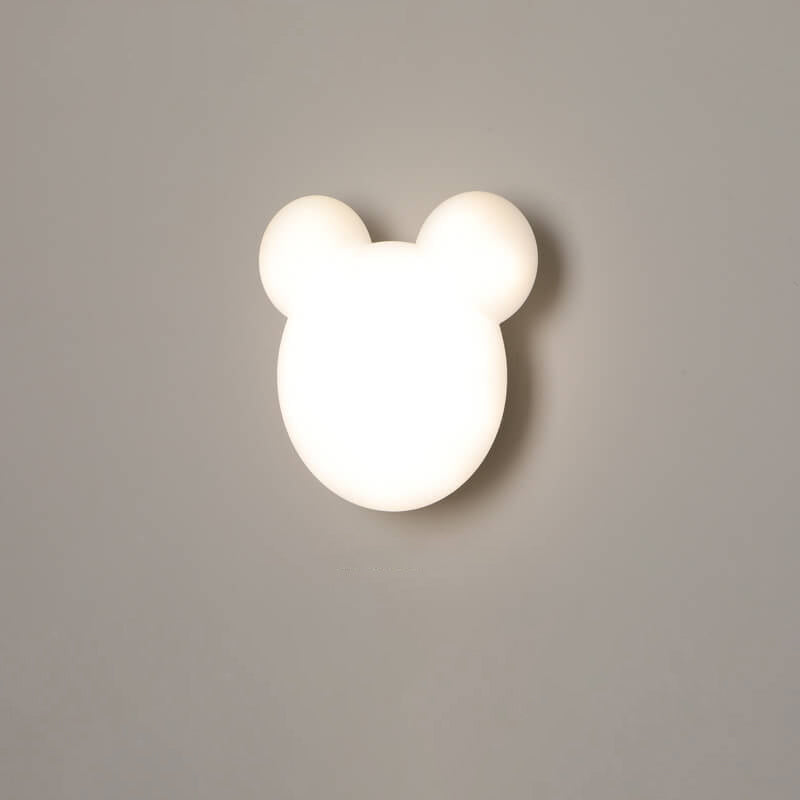 Lumendat Cartoon Minimalist Bear Shape LED Wall Sconce Lamp Lumendat