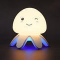 Creative Silicone Jellyfish Music USB Rechargeable Remote Control LED Night Light Table Lamp Lumendat