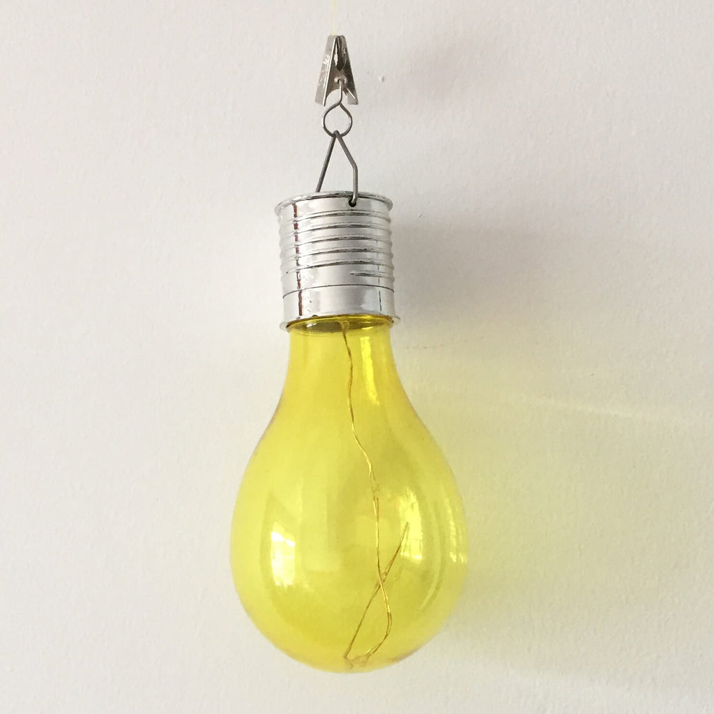 Creative Color Bulbs Plastic Solar LED Outdoor Hanging Light Lumendat