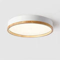 Simple Macaron Round Acrylic LED Flush Mount Ceiling Light BulbSquare