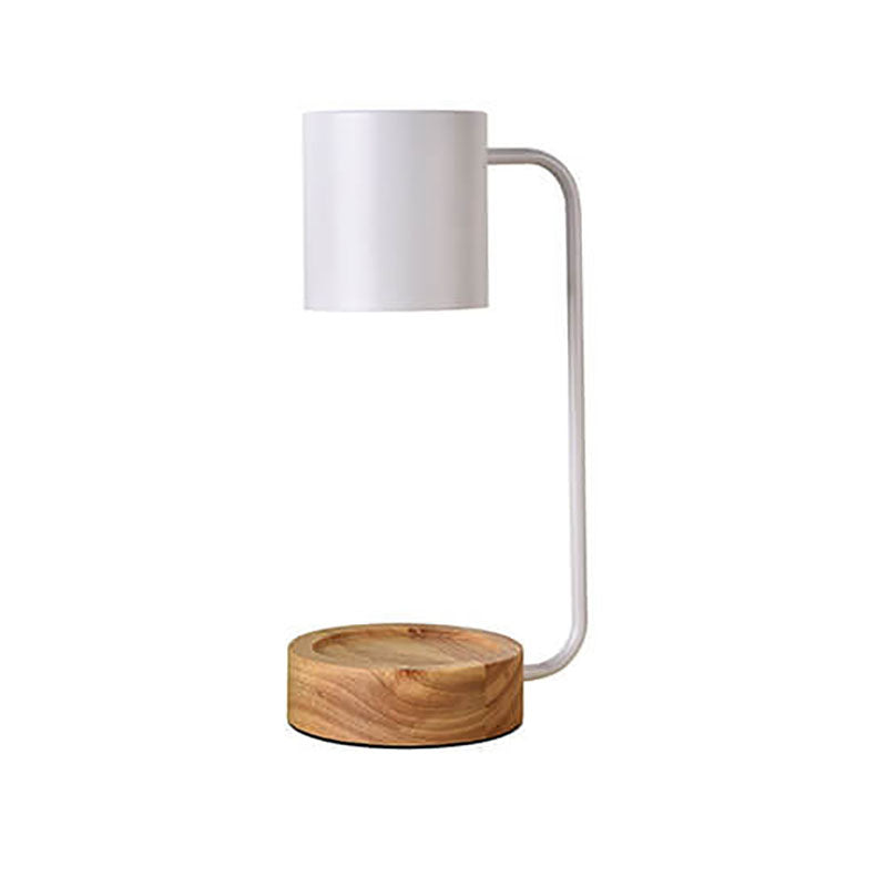 Japanese Minimalist Wood Timing Dimming 1-Light Melting Wax Table Lamp Lumendat