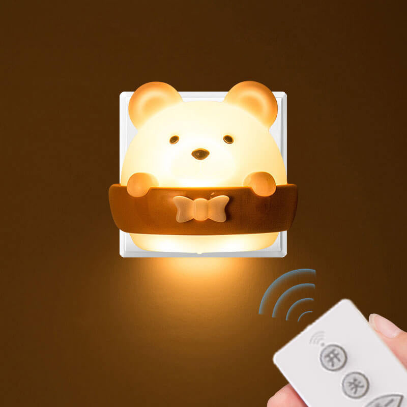 Lumendat Cartoon ABS Creative Bear LED Night Light Wall Sconce Lamp Lumendat