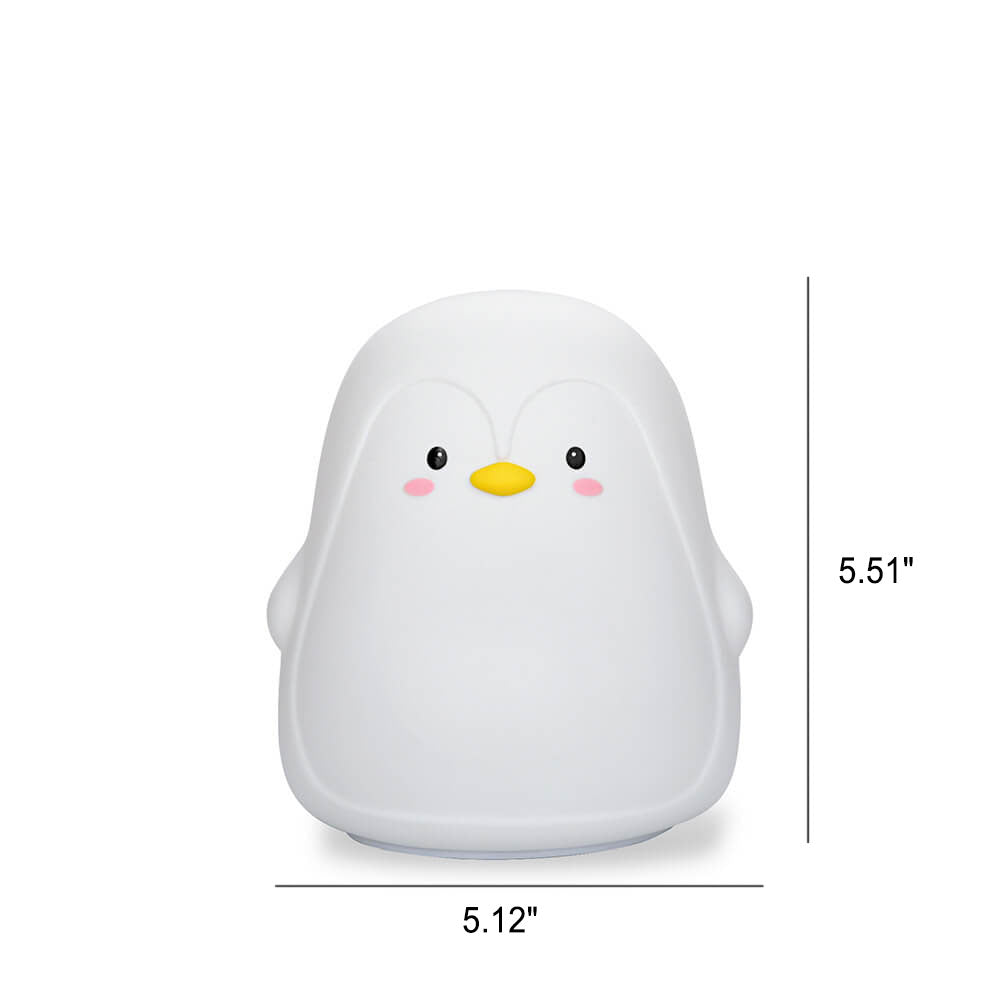 Lumendat Cartoon Penguin Silicone USB LED Kids Night Light Table Lamp Lumendat
