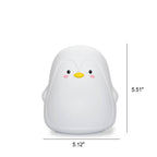 Lumendat Cartoon Penguin Silicone USB LED Kids Night Light Table Lamp Lumendat