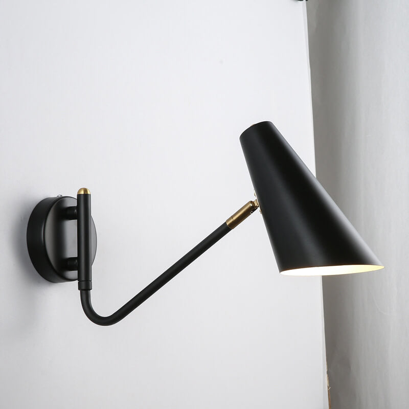 Nordic Creative Simple Rotating 1-Light Wall Sconce Lamp Lumendat