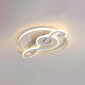 Nordic Creative Music Notes Design LED Flush Mount Ceiling Light BulbSquare
