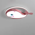 Lumendat Cartoon Creative Dolphin Circle LED Kids Flush Mount Ceiling Light Lumendat