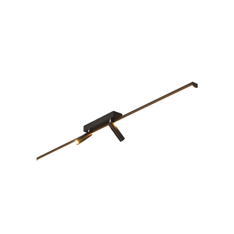 Modern Minimalist Long Strip LED Spotlight Flush Mount Ceiling Light Lumendat